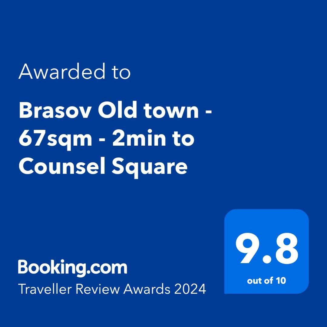 Brasov Centrul Vechi - 67Sqm - 2Min To Counsel Square Lejlighed Eksteriør billede